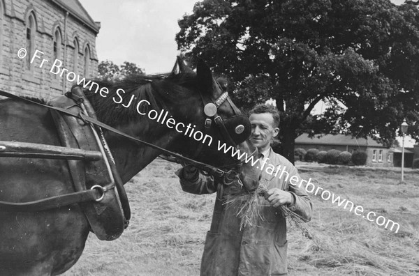 GROUNDS OF BLIND ASYLUM MILK MAN WITH HORSE